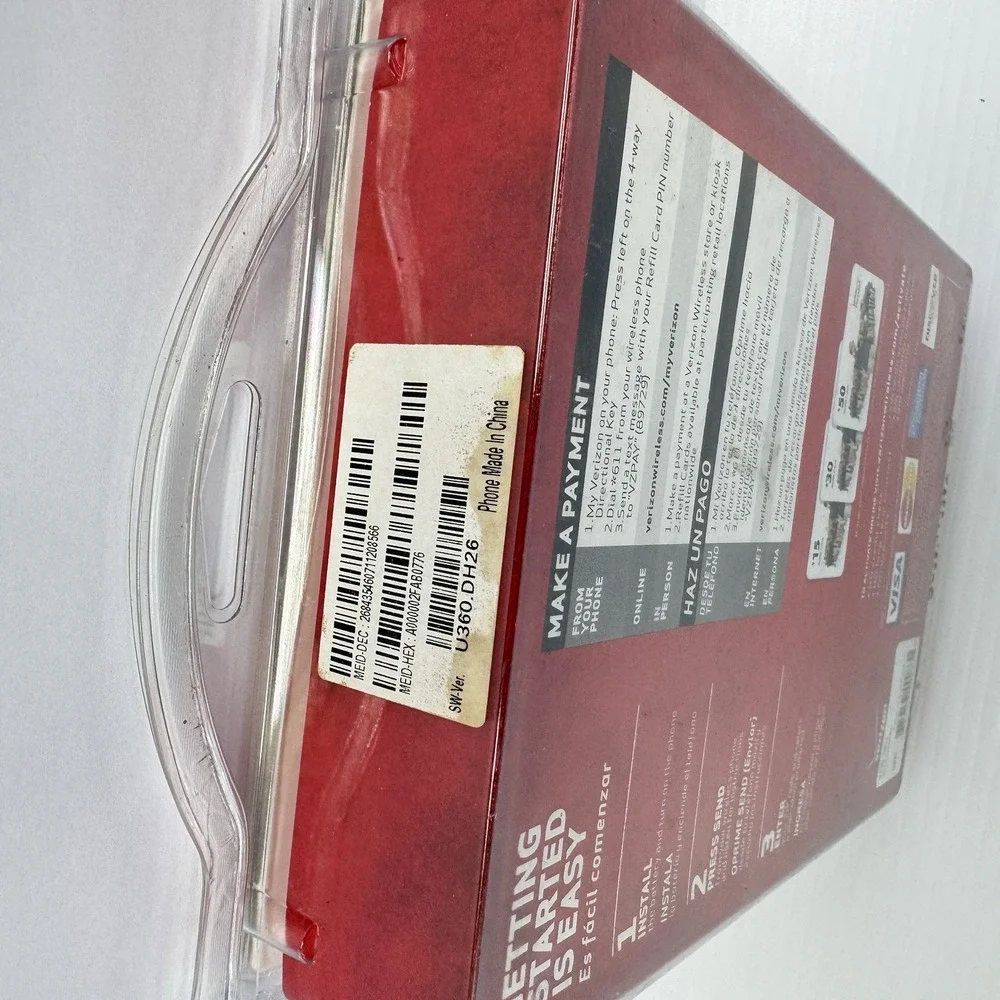Samsung SCHU360EPP Gusto Verizon Camera  Phone Verizon Prepaid Cell Tested Read
